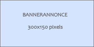 Bannerannonce på 300 x 150