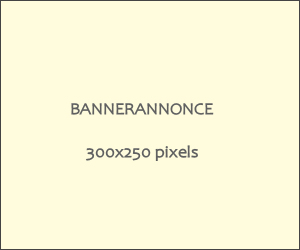 Bannerannonce på 300 x 250